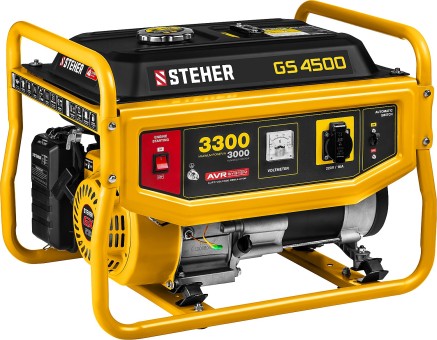 Бензиновый генератор GS-4500 STEHER Бензиновый генератор GS-4500 STEHER