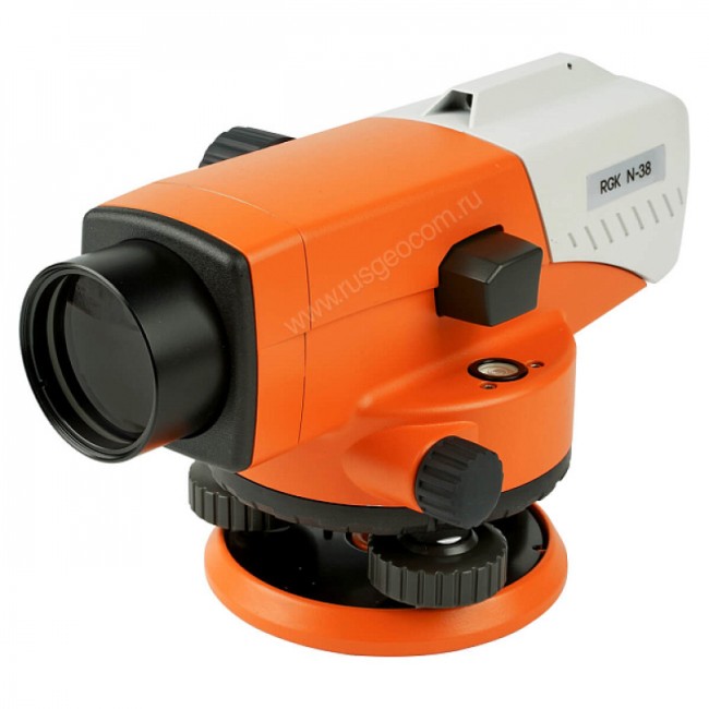 Комплект оптический нивелир RGK N-38 с поверкой + штатив S6-N + рейка RGK TS-7