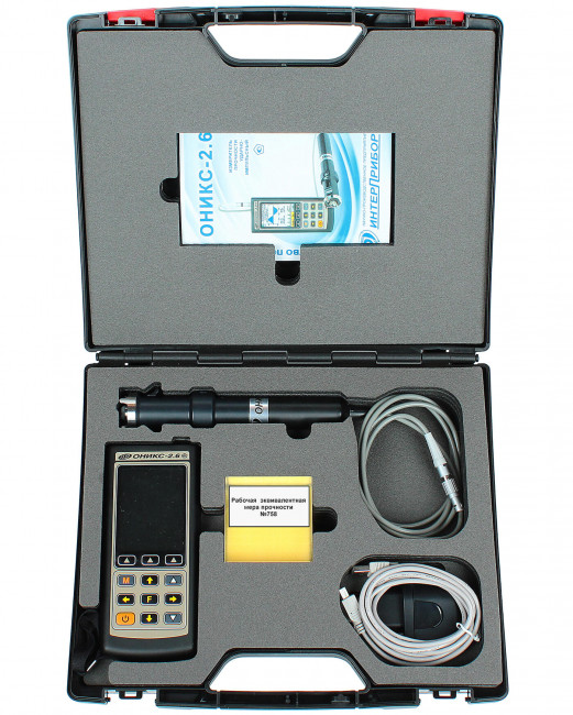 Электронный склерометр ОНИКС-2.5ЛБ версия 1 со встроенным пирометром Электронный склерометр ОНИКС-2.5ЛБ версия 1 со встроенным пирометром