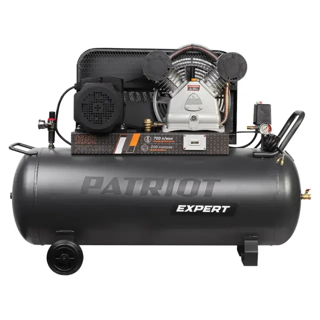 Компрессор поршневой ременной Patriot KRX 700 L200 D Компрессор поршневой ременной Patriot KRX 700 L200 D