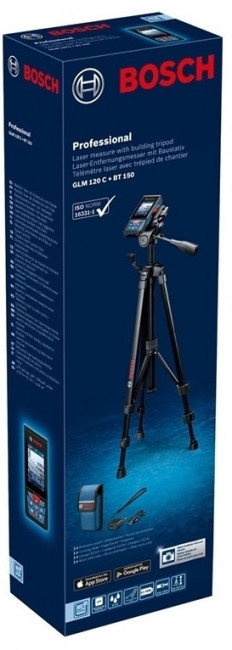 Лазерный дальномер Bosch GLM 120 C + BT 150 (0.601.072.F01)