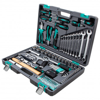 Набор инструментов 1/2", 1/4", CrV 98 предметов Stels