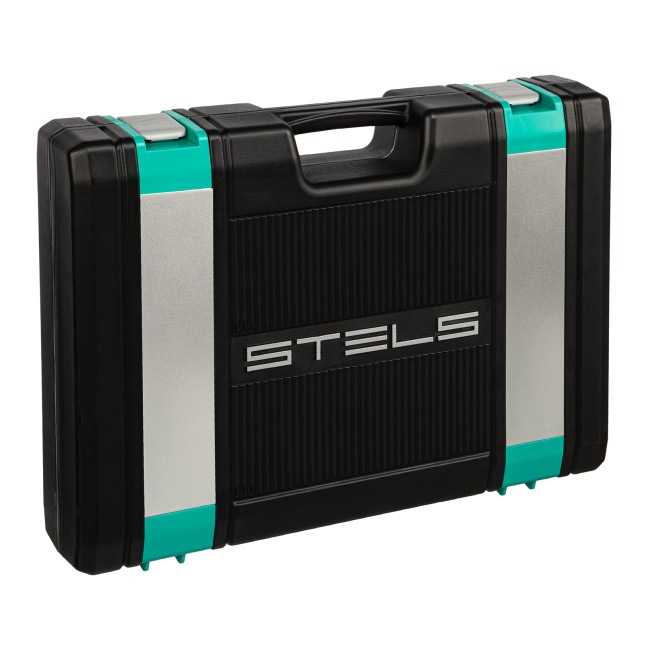 Набор инструментов 1/2", 1/4", CrV 98 предметов Stels Набор инструментов 1/2", 1/4", CrV 98 предметов Stels