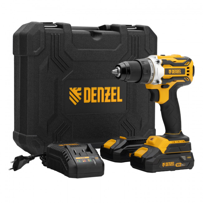 Дрель-шуруповерт аккумуляторная BLDL-18-02 Denzel