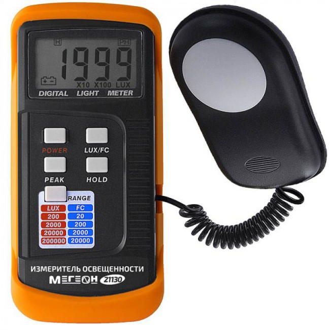 Измеритель освещенности МЕГЕОН 21130 Измеритель освещенности МЕГЕОН 21130