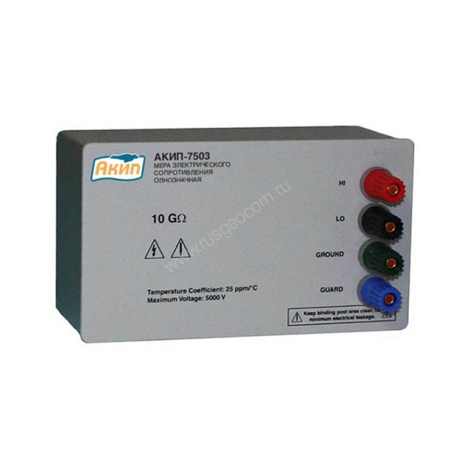 Мера сопротивления АКИП-7503-2ТОм Мера сопротивления АКИП-7503-2ТОм