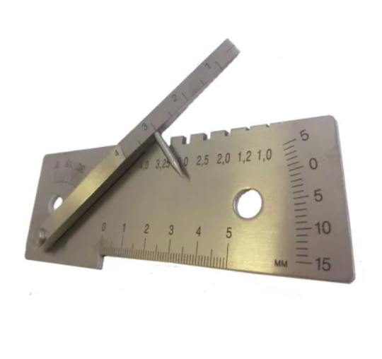 Универсальный шаблон сварщика УШС-3 АРГО с калибровкой Универсальный шаблон сварщика УШС-3 АРГО с калибровкой