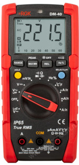 Мультиметр RGK DM-40