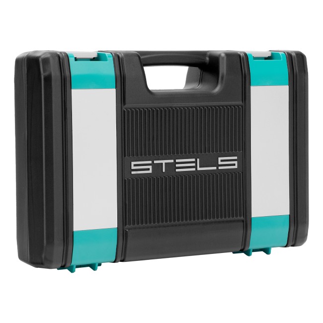 Набор инструментов 1/4", 3/8", 1/2", Cr-V 151 предмет Stels Набор инструментов 1/4", 3/8", 1/2", Cr-V 151 предмет Stels